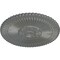 Ekena Millwork Nexus Ceiling Medallion (Fits Canopies up to 2 3/4"), Hand-Painted Silver, 30"OD x 1 1/4"P CM30NESLS - alternate 3